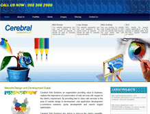 Tablet Screenshot of cerebralwebsolutions.com